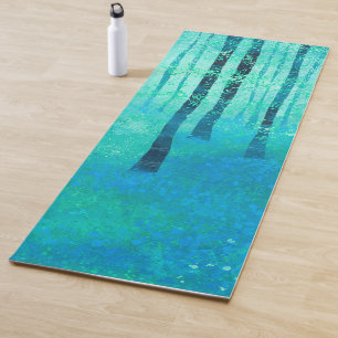 Bluebell Woodland Paiting Yogamatte