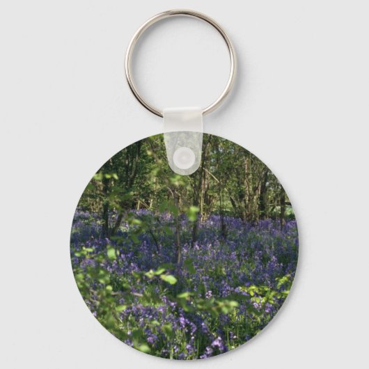 Bluebell Woods Blume Schlüsselanhänger (Vorderseite)