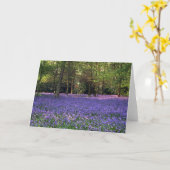 Bluebell Woods, England Karte (Gelbe Blume)