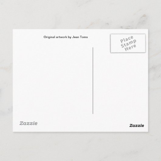 Bluebell Woods Postkarte (Rückseite)