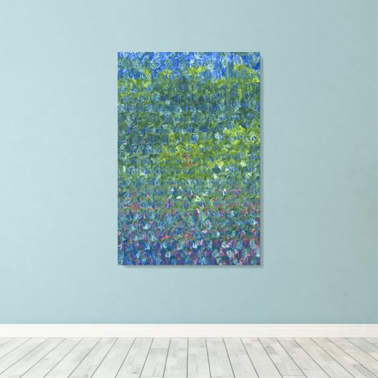 Bluebells 2012 leinwanddruck (Insitu (Holzboden))