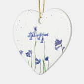 Bluebells Aquarellmalerei Keramikornament (Links)