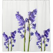 Bluebells, aus genau den Wäldern, die ich erschaff Duschvorhang (Vorderseite)