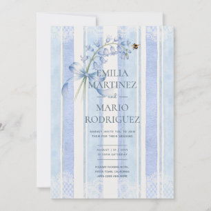 Bluebells & Bees Heritage Hive Studio Hochzeit Einladung