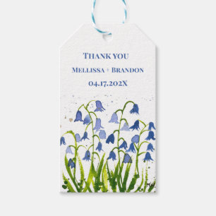 Bluebells Blue Floral Summer Wood botanisch Geschenkanhänger