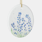 Bluebells Blumen Keramik Keramik Ornament (Rechts)