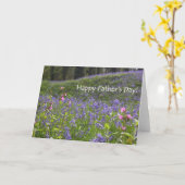 Bluebells Father's Day Card Karte (Gelbe Blume)