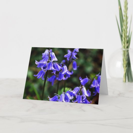 Bluebells fraktaliert karte (Vorderseite)