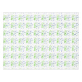 Bluebells Frühlingsblütenfarbe lila rustikal Tischdecke (Vorderseite (Horizontal))