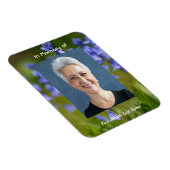 Bluebells Garden Flowers  Memorial Keepsake  Magnet (Rechte Seite)