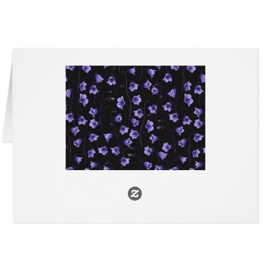 Bluebells, Harebells, Blumen (Rückseite Horizontal)