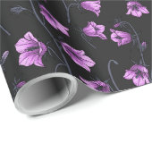 Bluebells, Harebells, Blumen 2 Geschenkpapier (Rolleneckpunkt)