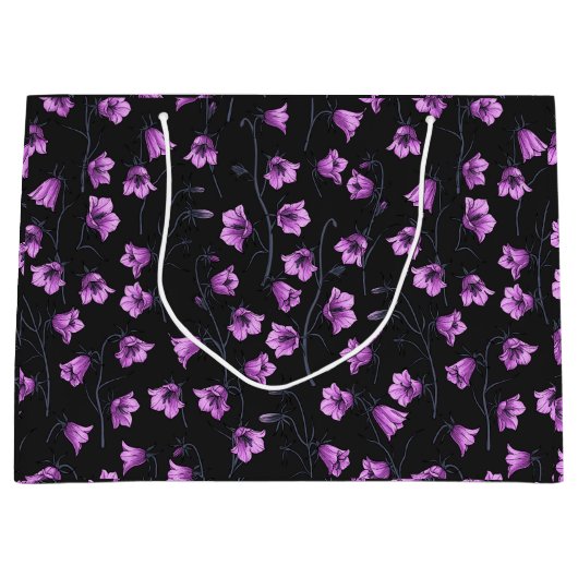 Bluebells, Harebells, Blumen 2 Große Geschenktüte (Vorderseite)