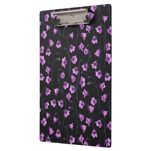 Bluebells, Harebells, Blumen 2 Klemmbrett (Links)