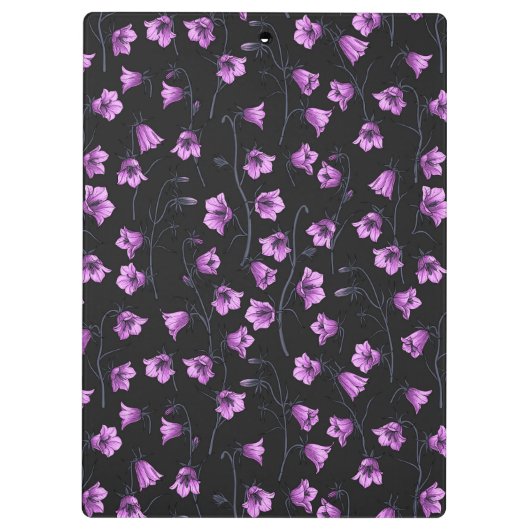 Bluebells, Harebells, Blumen 2 Klemmbrett (Rückseite)