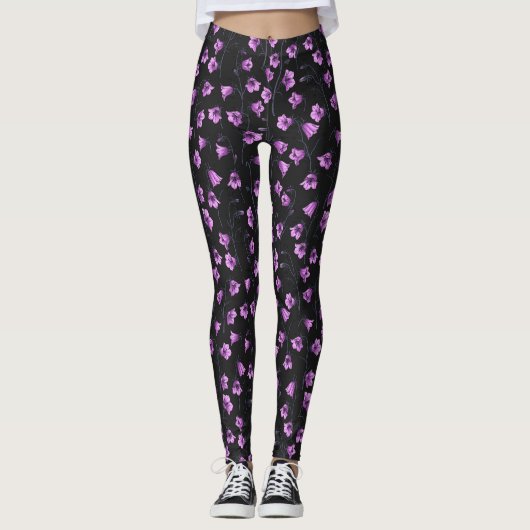 Bluebells, Harebells, Blumen 2 Leggings (Vorderseite)