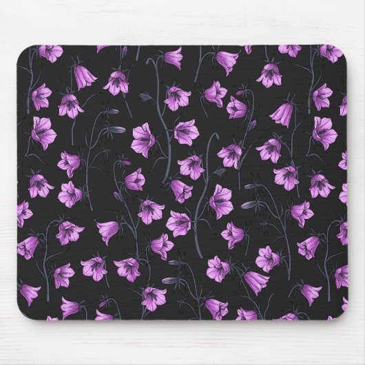 Bluebells, Harebells, Blumen 2 Mousepad (Vorne)