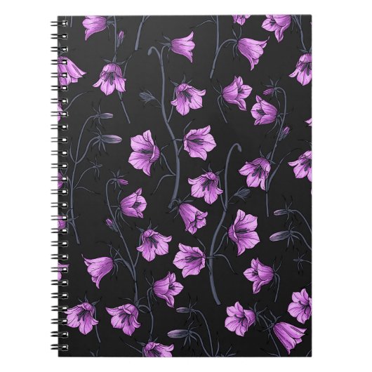 Bluebells, Harebells, Blumen 2 Notizblock (Vorderseite)