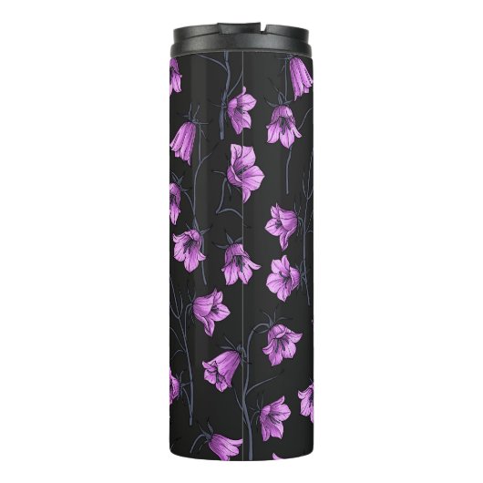 Bluebells, Harebells, Blumen 2 Thermosbecher (Rückseite)