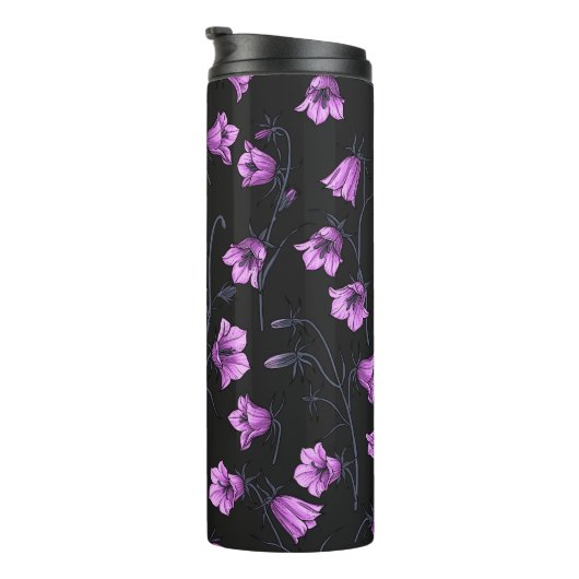 Bluebells, Harebells, Blumen 2 Thermosbecher (Nach rechts gedreht)