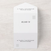 Bluebells, Harebells, Blumen All In One Einladung (Außenbereich)