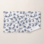 Bluebells, Harebells, Blumen Badhandtuch Set (Handtuch)