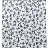 Bluebells, Harebells, Blumen Duschvorhang (Vorderseite)