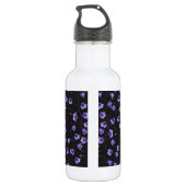 Bluebells, Harebells, Blumen Edelstahlflasche (Rückseite)