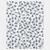 Bluebells, Harebells, Blumen Fleecedecke (Vorderseite)