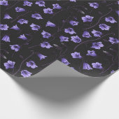 Bluebells, Harebells, Blumen Geschenkpapier (Ecke)