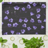 Bluebells, Harebells, Blumen Geschirrtuch (Gefaltet)
