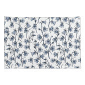 Bluebells, Harebells, Blumen Kissenbezug (Rückseite-Rechts)