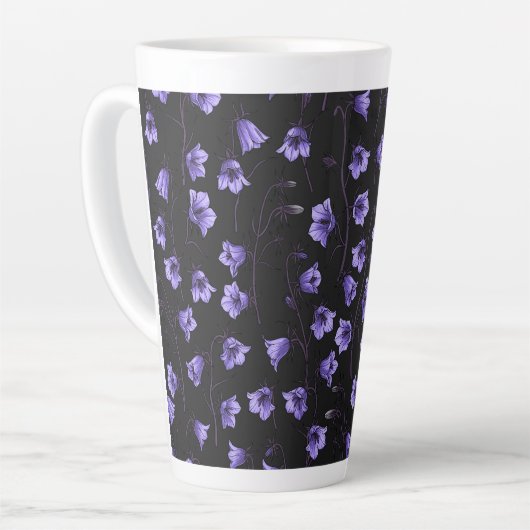 Bluebells, Harebells, Blumen Milchtasse (Linke Ecke)