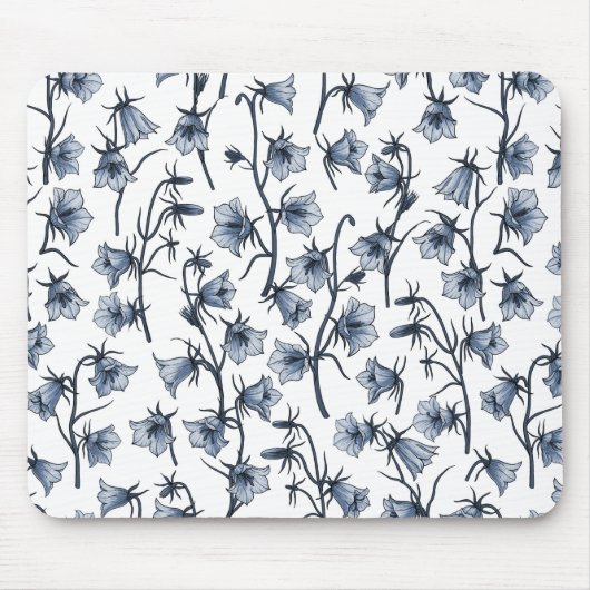 Bluebells, Harebells, Blumen Mousepad (Vorne)