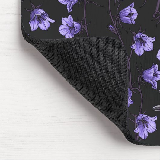 Bluebells, Harebells, Blumen Mousepad (Ecke)