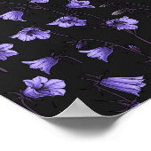 Bluebells, Harebells, Blumen Poster (Ecke)