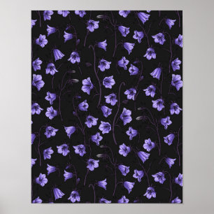 Bluebells, Harebells, Blumen Poster