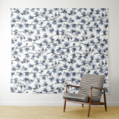 Bluebells, Harebells, Blumen Wandteppich (Beispiel (Horizontal))