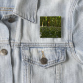 Bluebells in einem Wald Button (Beispiel)