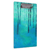 Bluebells in einer Waldlandschaft Klemmbrett (Rechts)