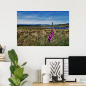 Bluebells in Schottland Poster (Heimbüro)