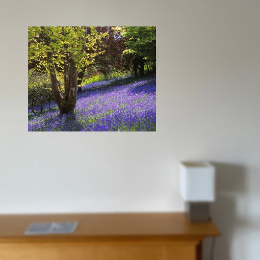 Bluebells Leinwanddruck