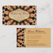 Bluebells Lila Gold-Earth-Visitenkarten Visitenkarte (Vorne/Hinten)