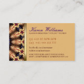 Bluebells Lila Gold-Earth-Visitenkarten Visitenkarte (Rückseite)