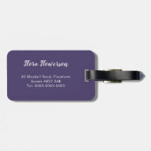 Bluebells Luggage Tag Gepäckanhänger (Rückseite horizontal)