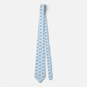 Bluebells Monogram Neck Tie Krawatte (Vorderseite)