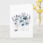 Bluebells Notecard Karte (Gelbe Blume)