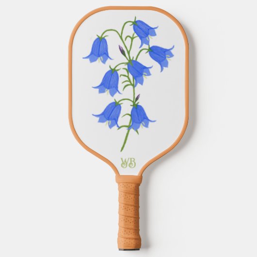Bluebells Pickleball Paddle (Vorderseite)