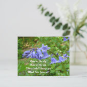 BLUEBELLS ~ Postkarte Nr. 3 (Stehend Vorderseite)