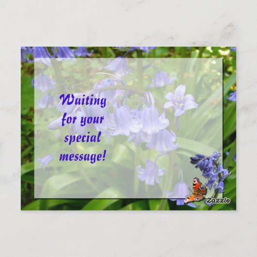 BLUEBELLS ~ Postkarte Nr. 3 (Rückseite)